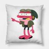 Frogman Hey Throw Pillow Official Amphibia Merch