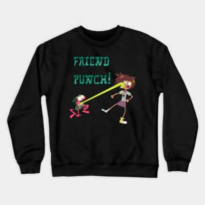 Friend Punch Crewneck Sweatshirt Official Amphibia Merch