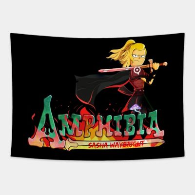 Amphibia On Fire Tapestry Official Amphibia Merch