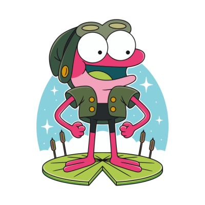 Pink Frog Tapestry Official Amphibia Merch