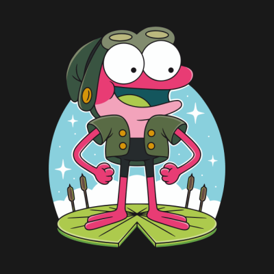 Pink Frog Crewneck Sweatshirt Official Amphibia Merch