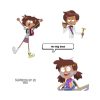 Anne From Amphibia Sticker Pack Tapestry Official Amphibia Merch