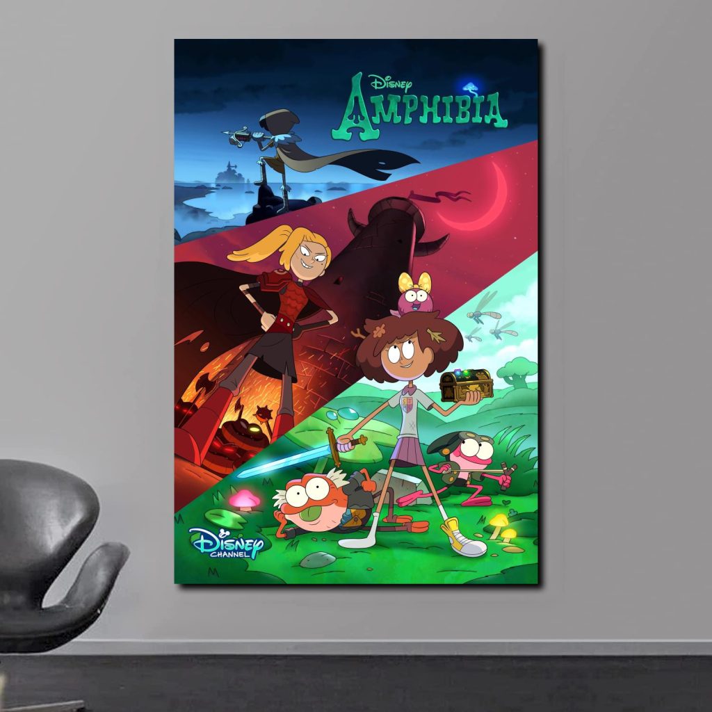 Amphibia Movie Anime Poster HD Print Canvas Poster Bedroom Decor Sports Office Room Decor Poster Gift 2 - Amphibia Store