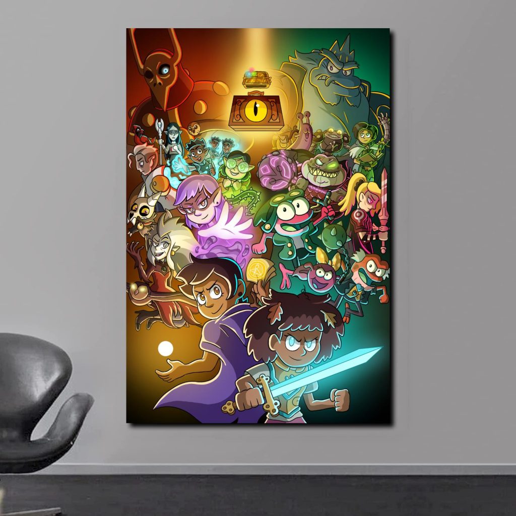 Amphibia Movie Anime Poster HD Print Canvas Poster Bedroom Decor Sports Office Room Decor Poster Gift 7 - Amphibia Store