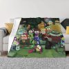 Amphibia Mushroom Night Blankets Warm Flannel Comic Anime Throw Blanket for Bed Couch Bedspread - Amphibia Store