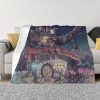 Amphibia Mushroom Night Blankets Warm Flannel Comic Anime Throw Blanket for Bed Couch Bedspread 13 - Amphibia Store