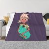 Amphibia Mushroom Night Blankets Warm Flannel Comic Anime Throw Blanket for Bed Couch Bedspread 14 - Amphibia Store