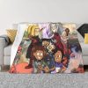 Amphibia Mushroom Night Blankets Warm Flannel Comic Anime Throw Blanket for Bed Couch Bedspread 2 - Amphibia Store