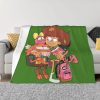 Amphibia Mushroom Night Blankets Warm Flannel Comic Anime Throw Blanket for Bed Couch Bedspread 21 - Amphibia Store