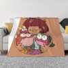 Amphibia Mushroom Night Blankets Warm Flannel Comic Anime Throw Blanket for Bed Couch Bedspread 22 - Amphibia Store