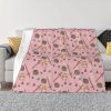 Amphibia Mushroom Night Blankets Warm Flannel Comic Anime Throw Blanket for Bed Couch Bedspread 4 - Amphibia Store