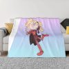 Amphibia Mushroom Night Blankets Warm Flannel Comic Anime Throw Blanket for Bed Couch Bedspread 6 - Amphibia Store