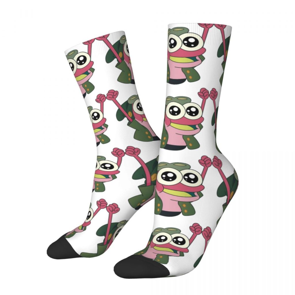 Funny Sock for Men Happy Sprig Hip Hop Vintage Amphibia Happy Quality Pattern Printed Boys Crew - Amphibia Store