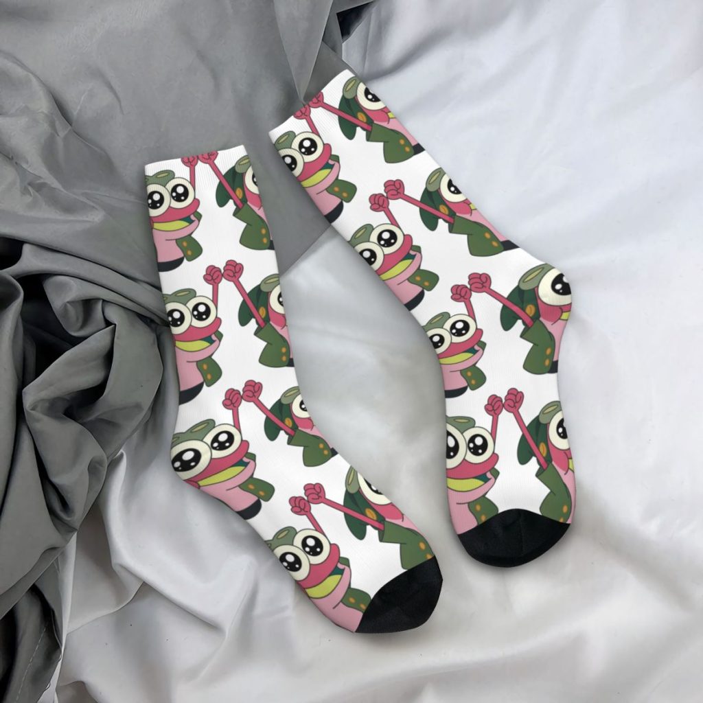 Funny Sock for Men Happy Sprig Hip Hop Vintage Amphibia Happy Quality Pattern Printed Boys Crew 4 - Amphibia Store