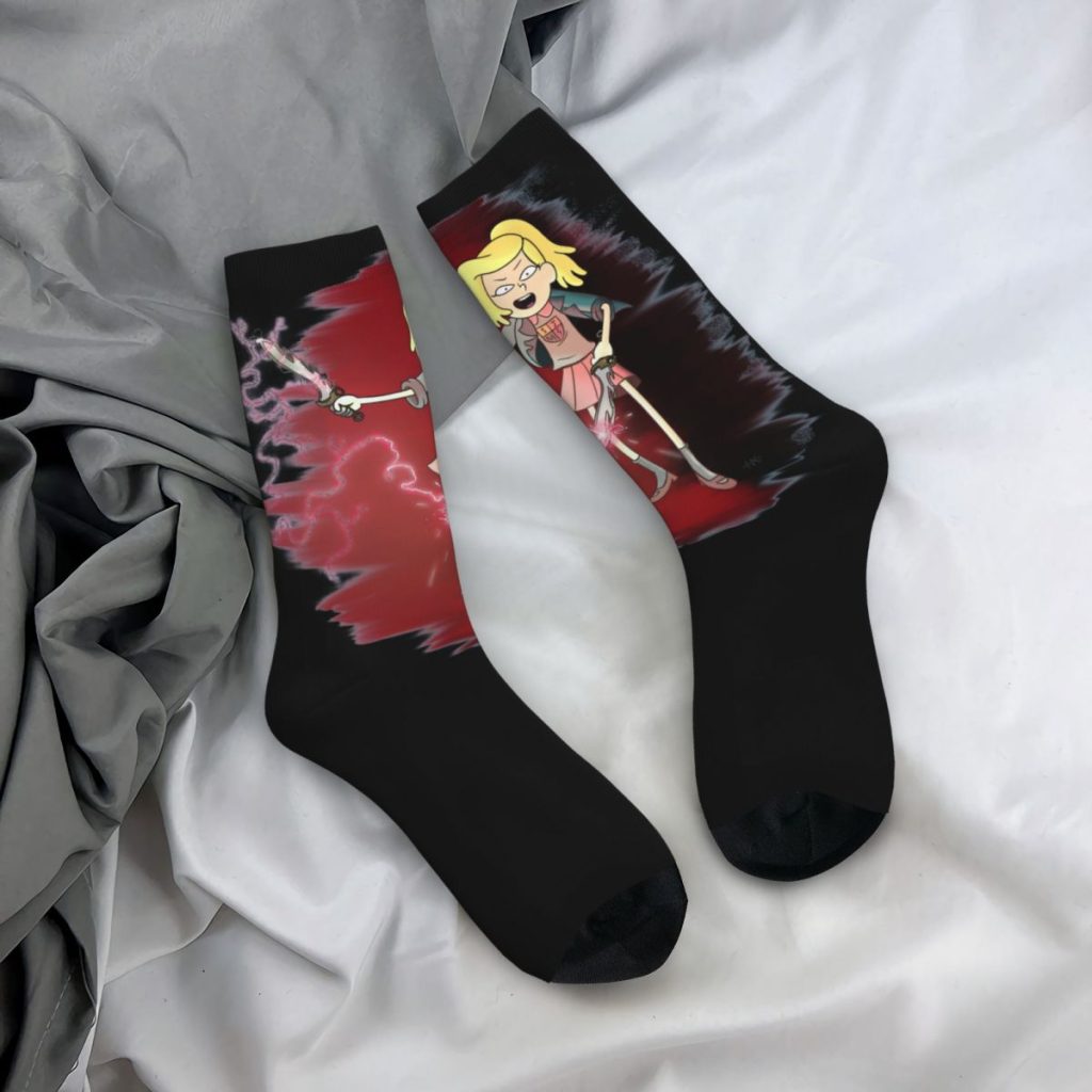 Hip Hop Retro Sasha Crazy Men s compression Socks Unisex Amphibia Harajuku Pattern Printed Funny Novelty 4 - Amphibia Store