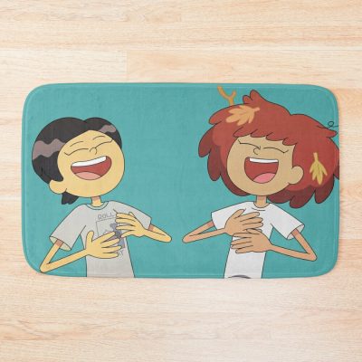 Anne And Marcy | Amphibia Bath Mat Official Amphibia Merch