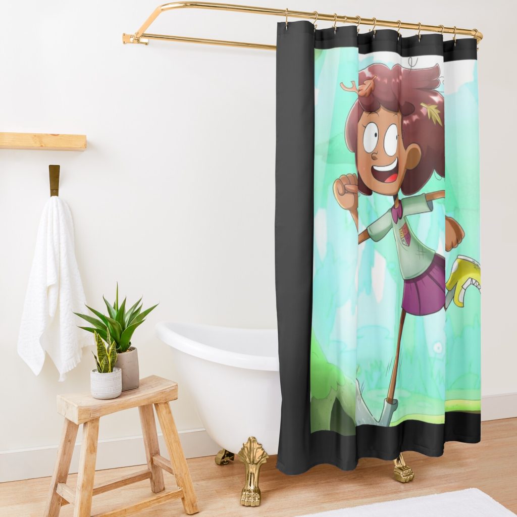 Amphibia Shower Curtain Official Amphibia Merch