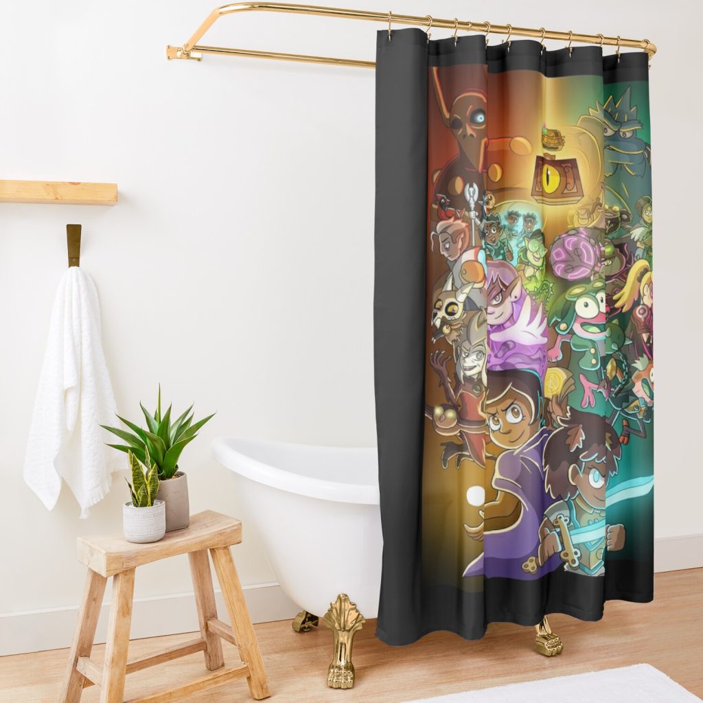 Amphibia Shower Curtain Official Amphibia Merch