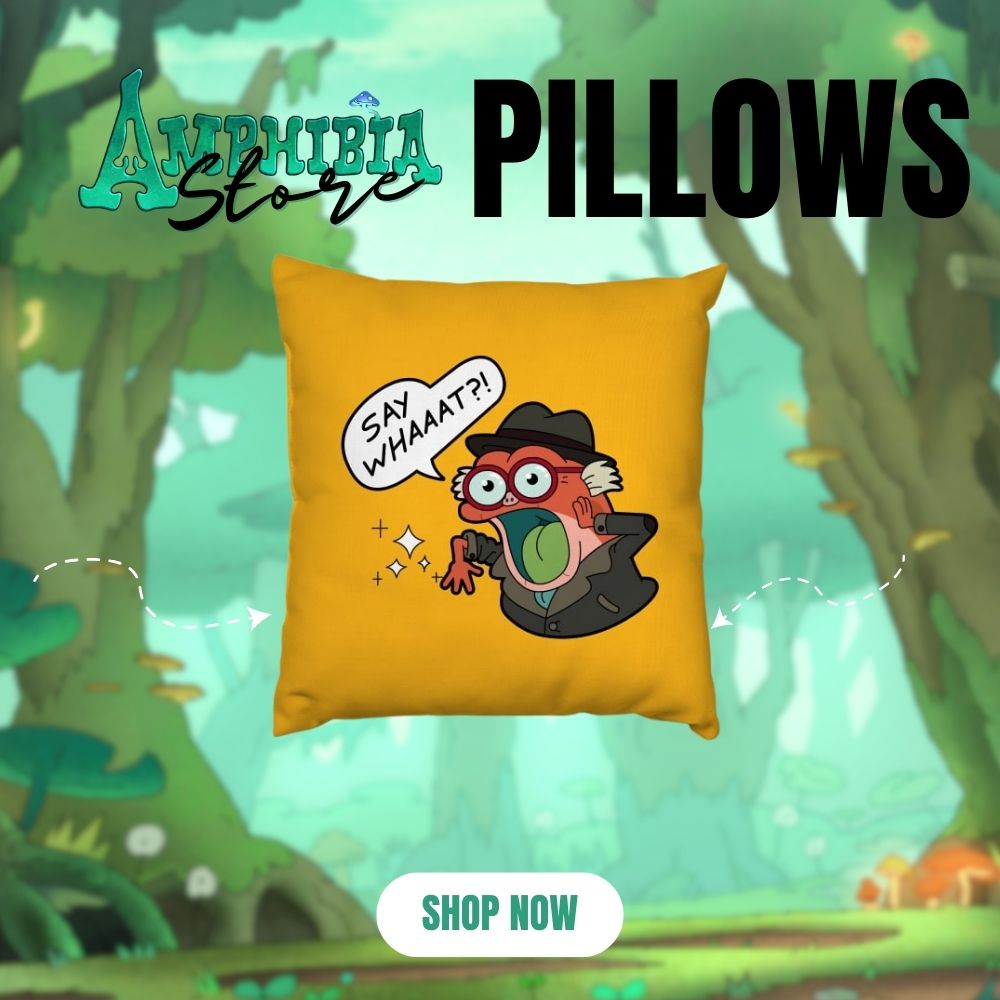 Amphibia Throw Pillows